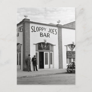 Postal Bar de Sloppy Joe, 1938