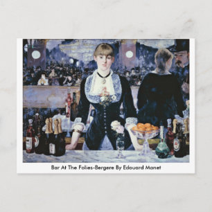 Postal Bar En El Folies-Bergere Por Edouard Manet