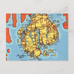 Postal Bar Harbor - Isla del Monte Desierto