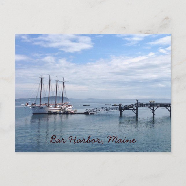 Postal Bar Harbour, Maine (Anverso)