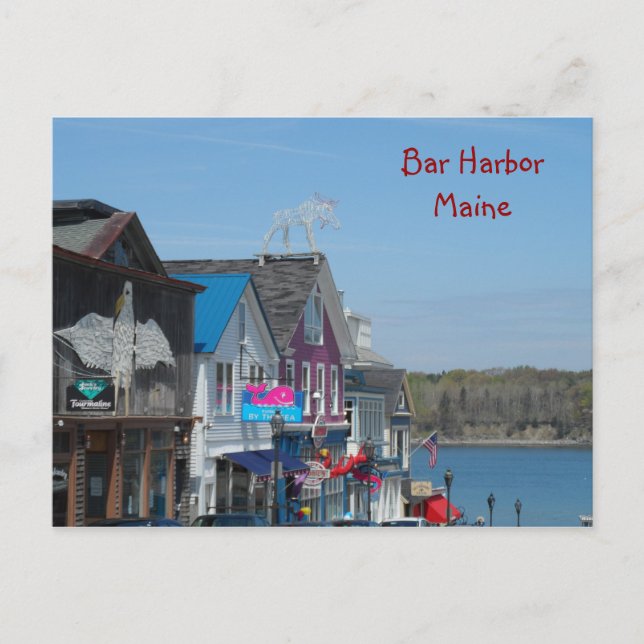 Postal Bar Harbour, Maine (Anverso)