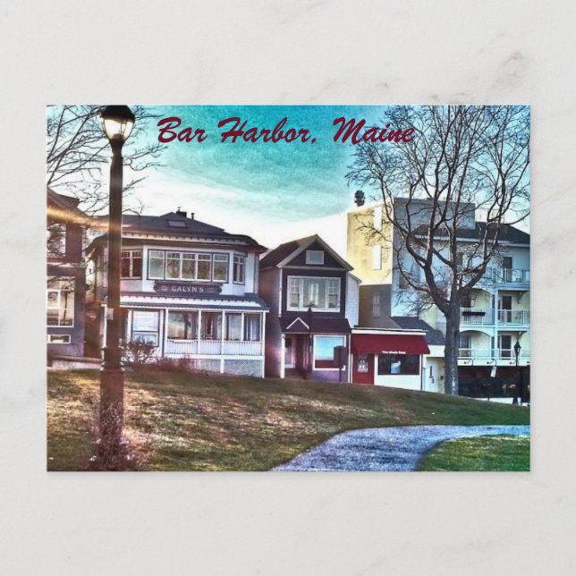 Postal Bar Harbour, Maine (Anverso)