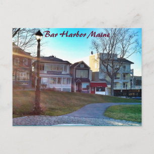 Postal Bar Harbour Maine PostCard