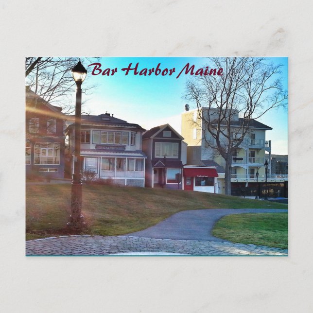 Postal Bar Harbour Maine PostCard (Anverso)