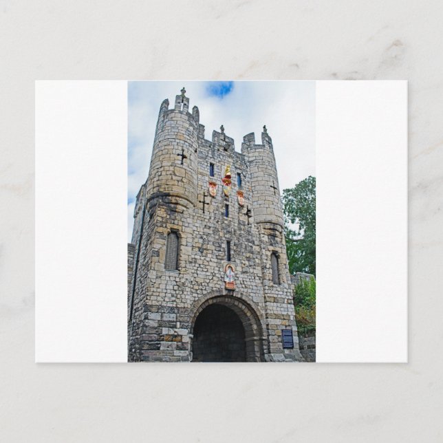 Postal Bar Micklegate de la ciudad de York (Anverso)