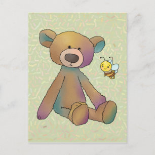 Postal Bär und Biene