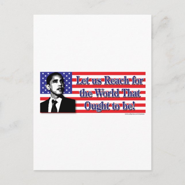 Postal Barack Obama (Anverso)