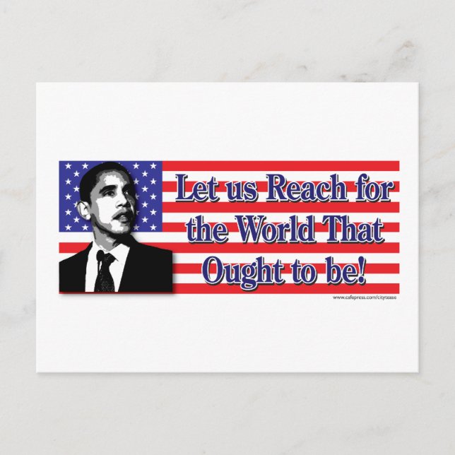 Postal Barack Obama (Anverso)