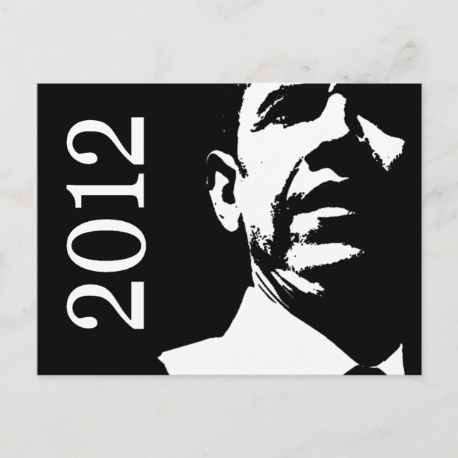 Postal Barack Obama 2012 (Anverso)