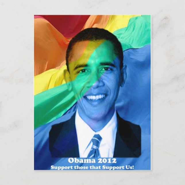 Postal Barack Obama 2012 (Anverso)