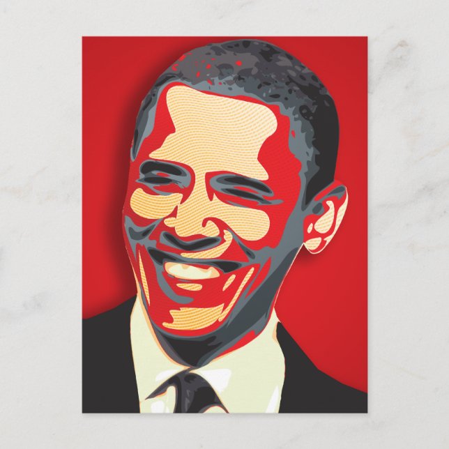 Postal Barack Obama 44º presidente (Anverso)