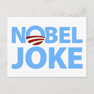Postal Barack Obama: Chiste Nobel