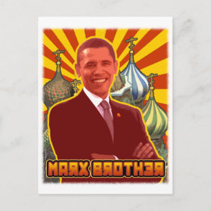 Postal Barack Obama: Hermano Marx