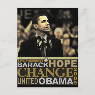 Postal Barack Obama Hope
