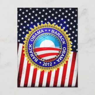 Postal Barack Obama para el presidente 2012