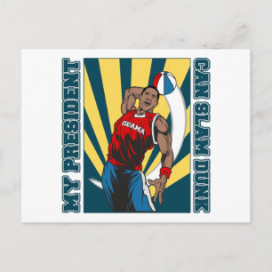 Postal Barack Obama Slam Dunk