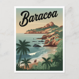 Postal Baracoa Cuba Vintage