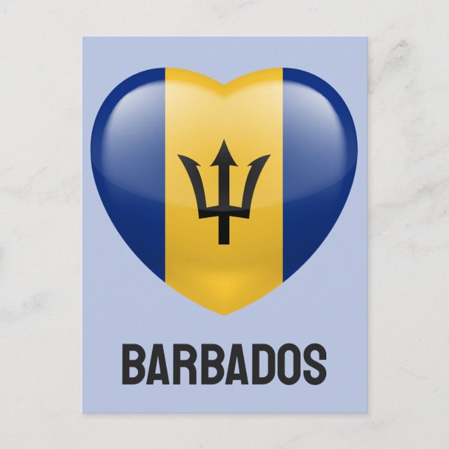 Postal Barbados Love (Anverso)