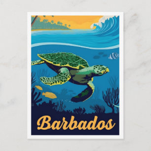 Postal Barbados Viajes Antiguos 