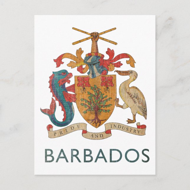 Postal Barbados vintage (Anverso)