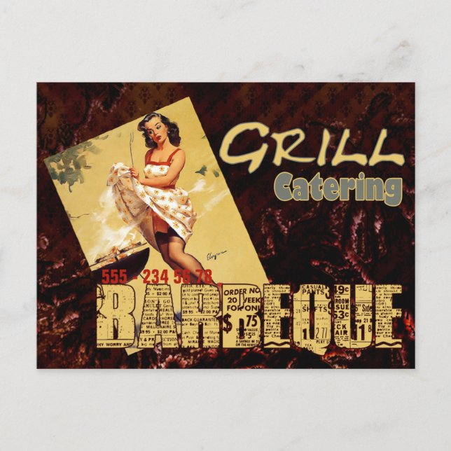 Postal Barbeque - Postcard (Anverso)