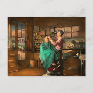 Postal Barber - JH Parham Barber y Notary Public 1941