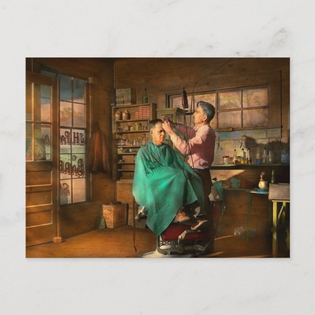Postal Barber - JH Parham Barber y Notary Public 1941 (Anverso)