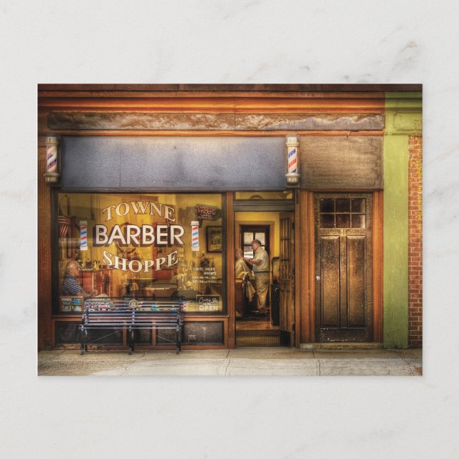 Postal Barber - Towne Barber Shop (Anverso)