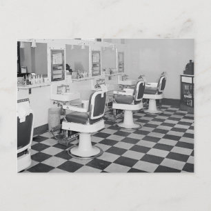 Postal Barbería Executive, 1935