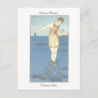Barbier Art Deco Francés traje de baño