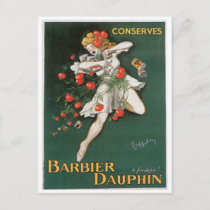 Postal Barbier Dauphin conserva la cocina tradicional y e