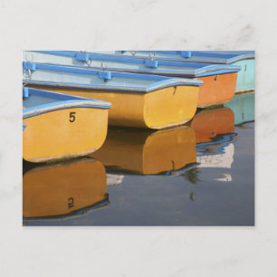 Postal barcas de remo Henley-on-Thames en el río Támesis,