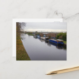 Postal Barcazas en el canal de Knottingley y Goole