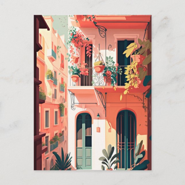 Postal Barcelona (Anverso)