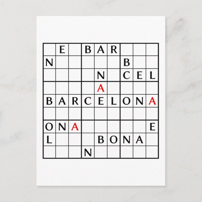 POSTAL BARCELONA (Anverso)