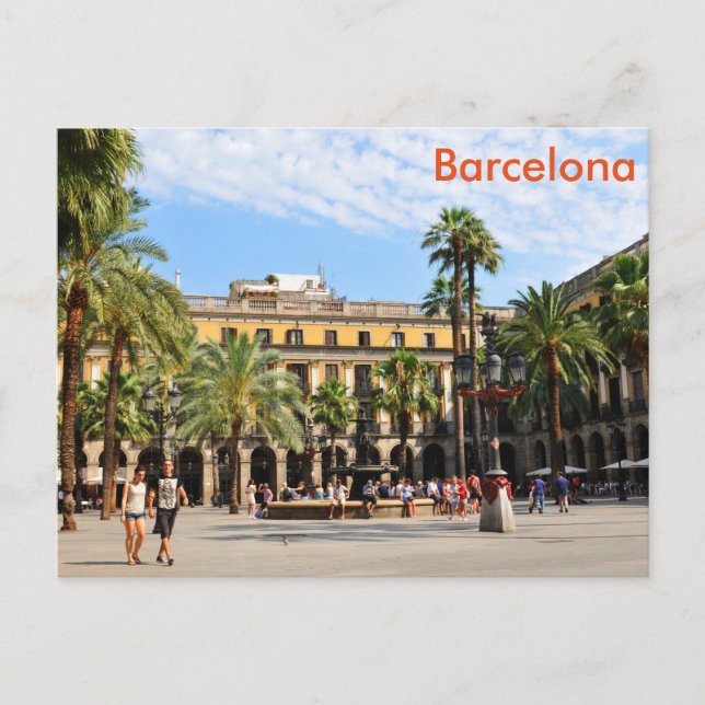 Postal Barcelona (Anverso)