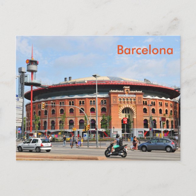 Postal Barcelona (Anverso)