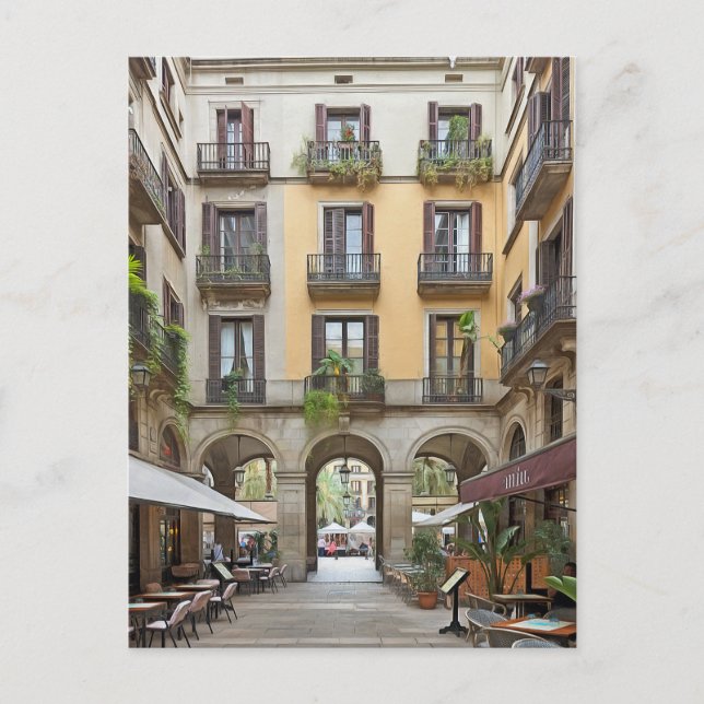 Postal Barcelona. #114. (Anverso)