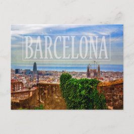 Postal Barcelona city