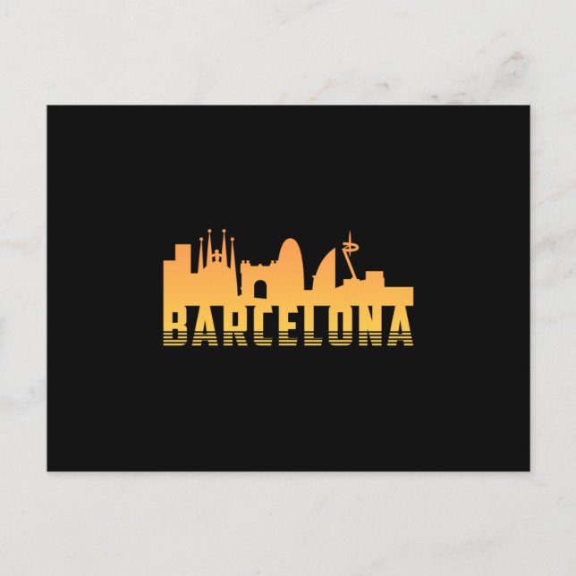 Postal Barcelona España City Skyline Cityscape Gratis
