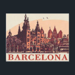 Postal Barcelona España Vintage<br><div class="desc">Barcelona España Vintage</div>
