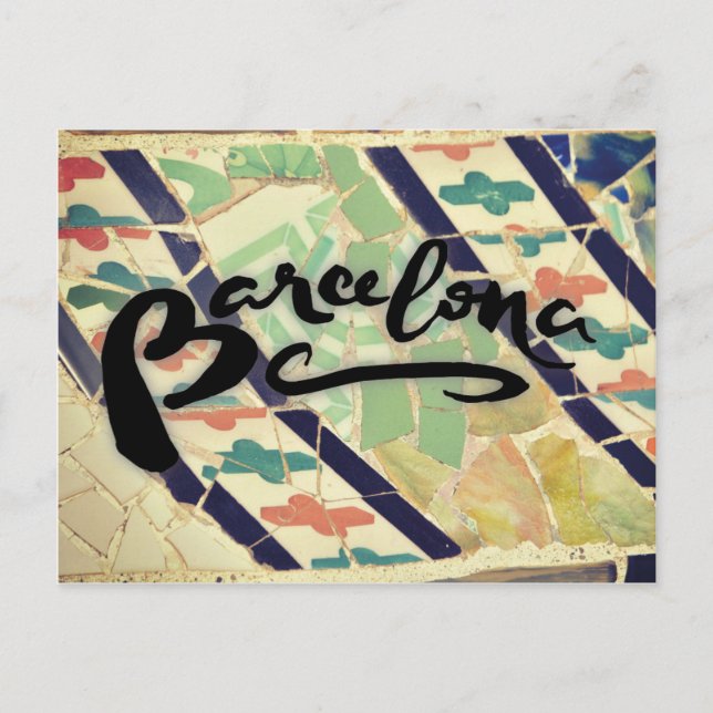 Postal Barcelona postcard (Anverso)