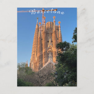 Postal Barcelona - Sagrada Familia