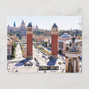 Postal Barcelona, Spain cityscape photograph