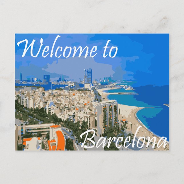 Postal Barcelona Spain Postcard (Anverso)