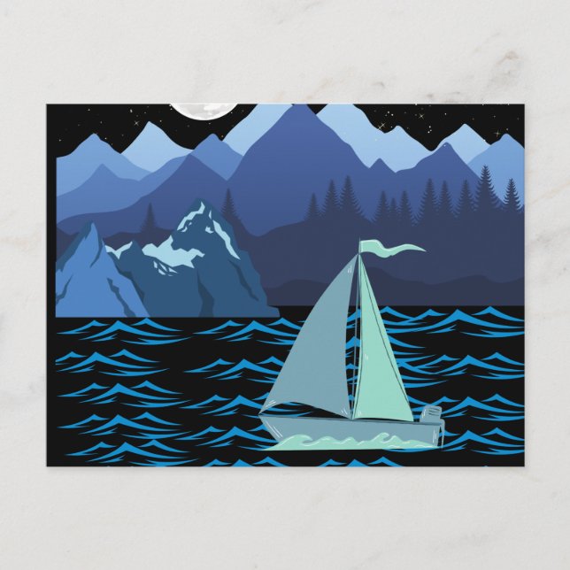 Postal Barco (Anverso)