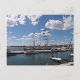 Postal Barco Alto En El Puerto De Varna