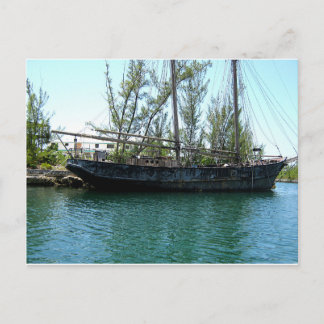 Postal Barco antiguo