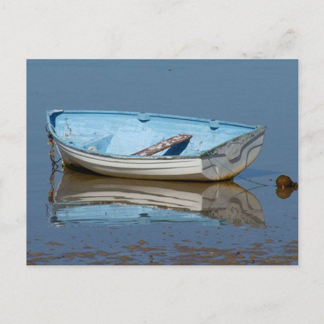Postal Barco azul (Anverso)