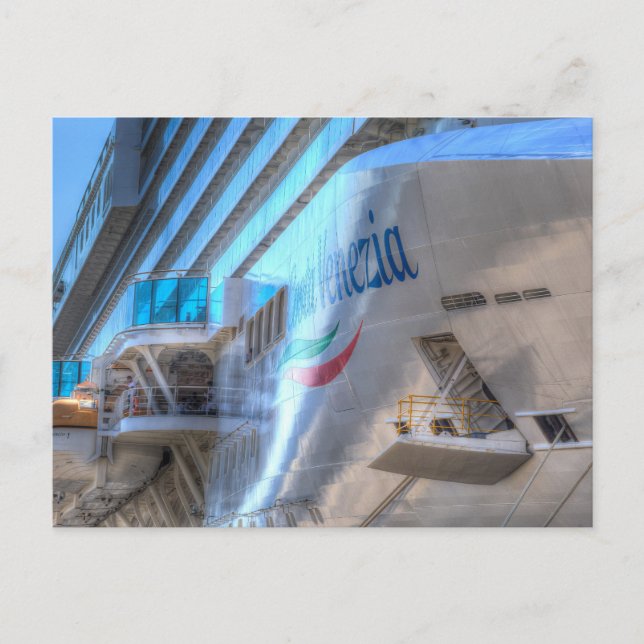 Postal Barco de crucero de lujo (Anverso)